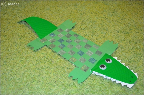 pleciony krokodyl