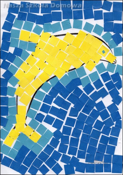 Mozaika - delfin