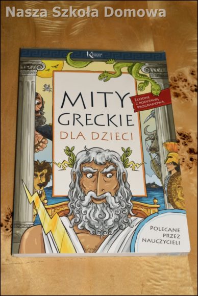 Mity greckie dla dzieci - okładka
