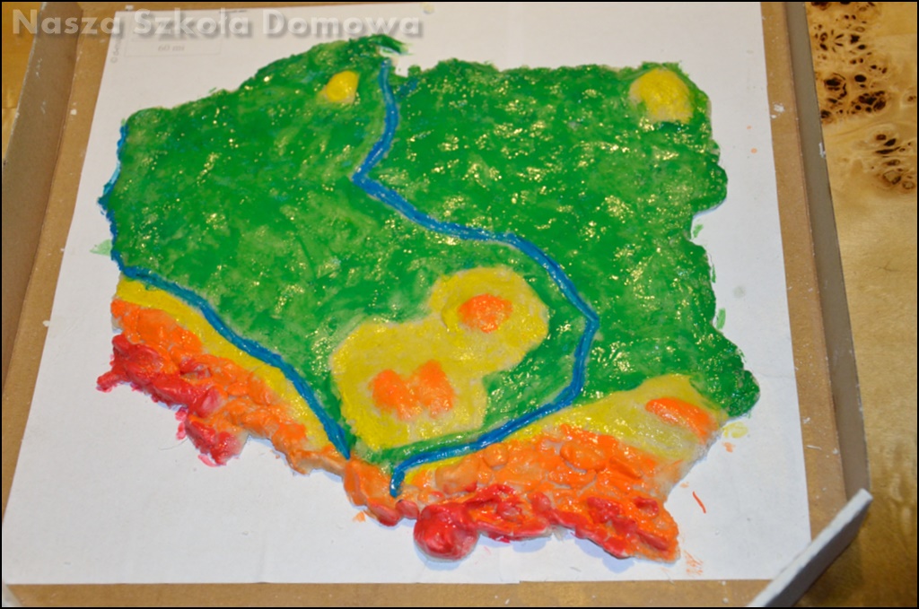 Polska - mapa 3D