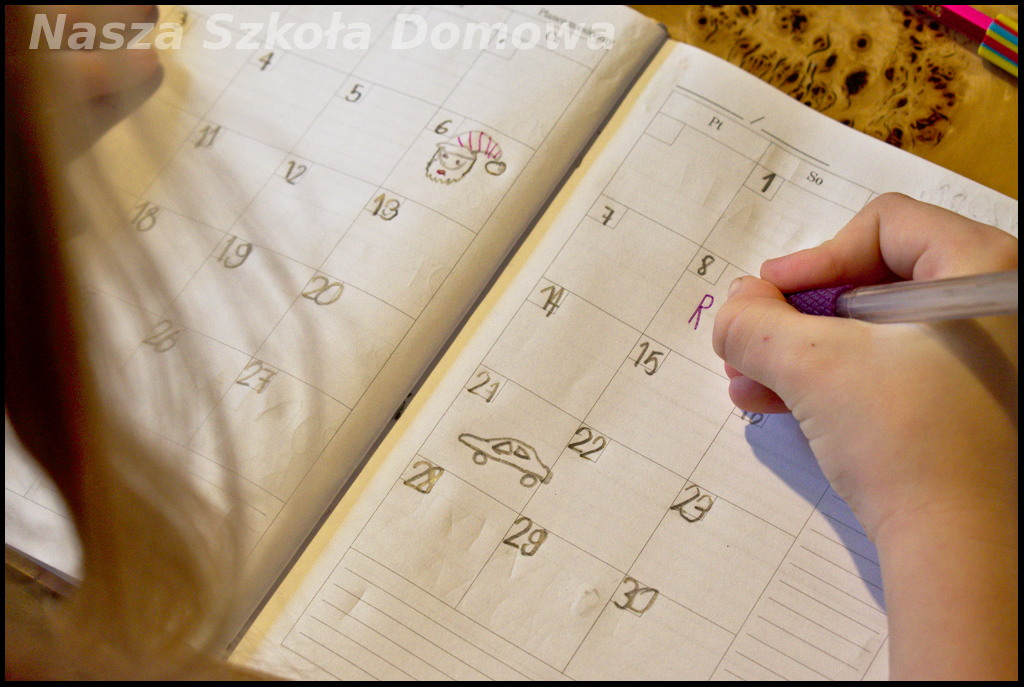 kalendarz - pamiętnik
